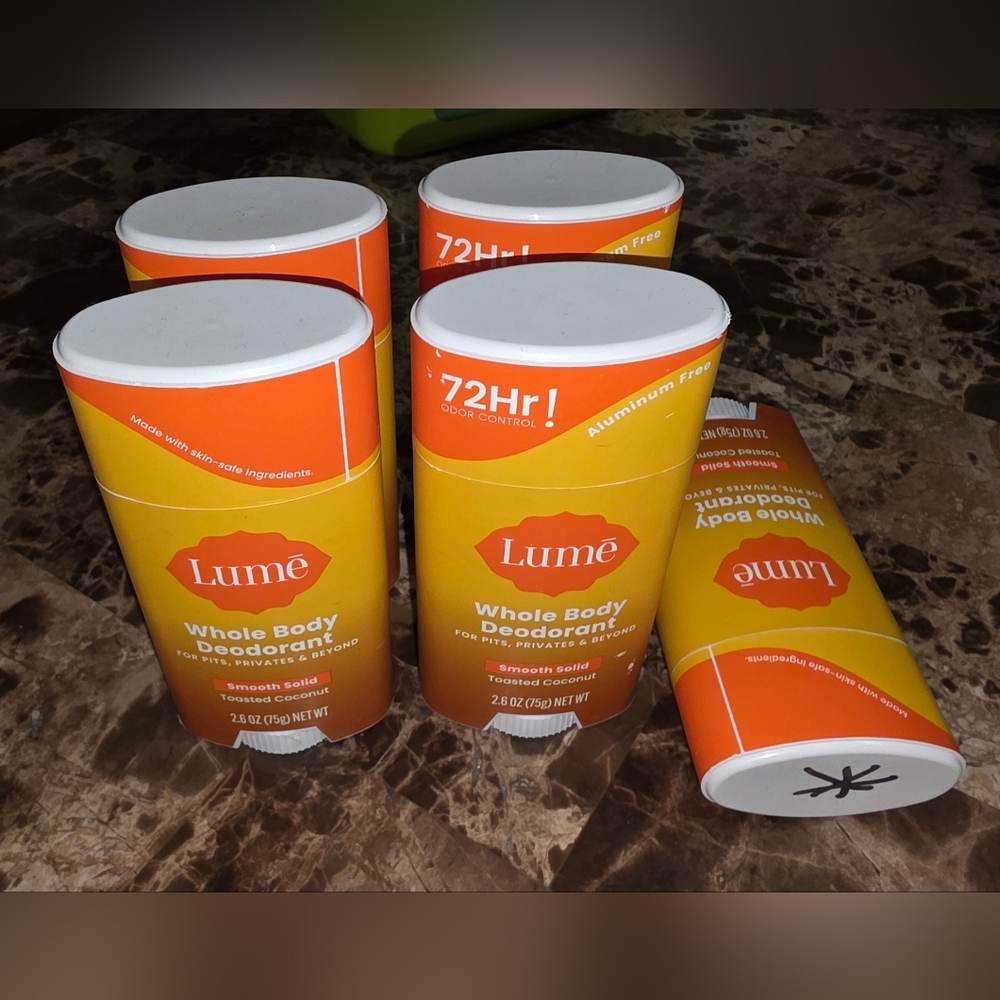 4 * 2.6 Whole Body Deodorant Smooth Solid Toasted Coconut NO SEPARATING